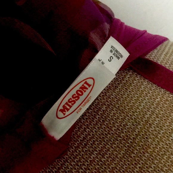 Missoni for Target digital floral print chemise Sz S - Picture 7 of 7